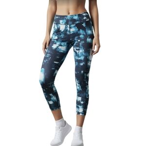 Citrus active abstract Blue leggings, yoga,sport,size S